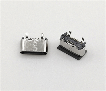 衡阳TYPE-C外壳四脚插立式母座 16P端子贴板 高度5.6MM/6.0MM/6.5MM/6.8MM四款规格 